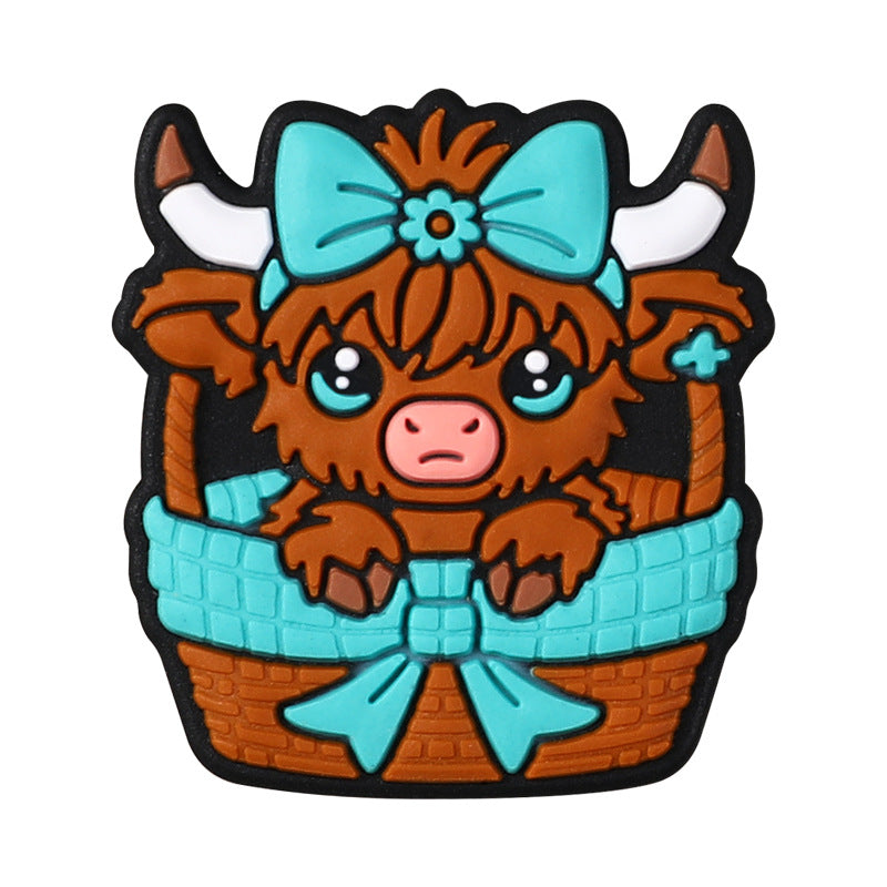 Wholesale 20pcs/pack Animal silicone beads cartoon DIY beads